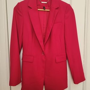 White house black market- Pink Red blazer 00